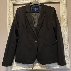 Apt. 9 Black Lined Blazer Jacket